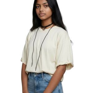 Boho Black Suede Choker Silver Hardware  see measurements